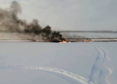 Пожар на реке Оби в Югре ликвидирован - m24.ru - Югра - Нижневартовск