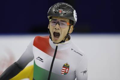 Шандор Лю стал трехкратным чемпионом мира по шорт-треку - news.bigmir.net - Венгрия