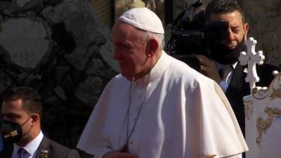 Новости на "России 24". После молитвы в иракском Эрбиле Папа Римский прибыл в Мосул - vesti.ru - Ирак - Мосул - Эрбиль