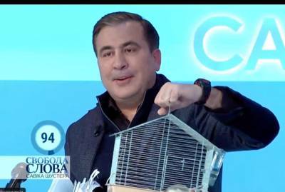 Михаил Саакашвили - Савик Шустер - Крыса-”коррупционерша”, которую Саакашвили принес к Шустеру, переехала в клетку попросторней - kp.ua