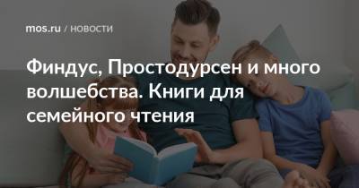 Финдус, Простодурсен и много волшебства. Книги для семейного чтения - mos.ru - Москва