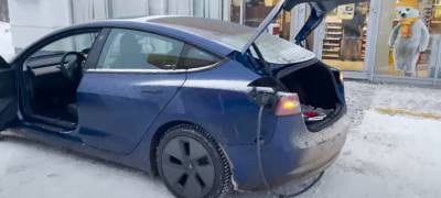 Участники путешествия на электромобиле "Tesla"рассказали, где они нашли зарядку в Карелии (ВИДЕО) - stolicaonego.ru - республика Карелия