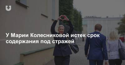 Марья Колесникова - Виктор Бабарико - У Марии Колесниковой истек срок содержания под стражей - news.tut.by - Минск