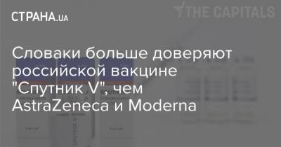 Игорь Матович - Словаки больше доверяют российской вакцине "Спутник V", чем AstraZeneca и Moderna - strana.ua - Словакия