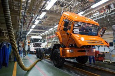 КАМАЗ в феврале увеличил производство на 23% - autostat.ru - Камаз