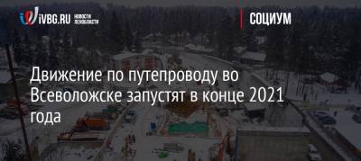 Движение по путепроводу во Всеволожске запустят в конце 2021 года - ivbg.ru - Всеволожск