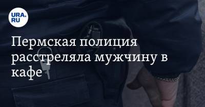 Пермская полиция расстреляла мужчину в кафе - ura.news - Пермь - Пермский край - Краснокамск