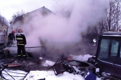 В Лидском районе за выходные сгорели две хозпостройки - grodnonews.by - район Лидский