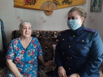 В Ульяновске местный следователь поздравила дитя войны с двойным праздником - ulpravda.ru - Ульяновск - Ульяновская