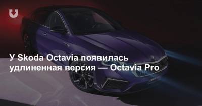 У Skoda Octavia появилась удлиненная версия — Octavia Pro - news.tut.by