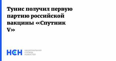 Тунис получил первую партию российской вакцины «Спутник V» - nsn.fm - Тунис - Тунисская Респ. - Тунис