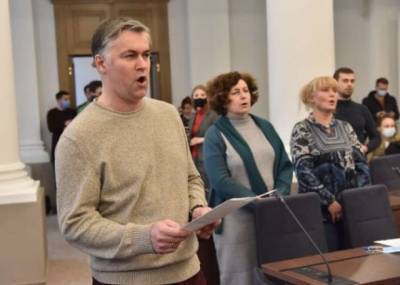 Андрей Садовый - Депутаты Львовского горсовета создали хор и споют перед публикой уже завтра (фото) - lenta.ua - Львов