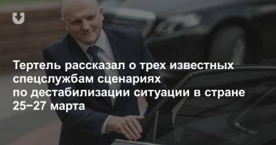 Александр Лукашенко - Тертель рассказал о трех известных спецслужбам сценариях по дестабилизации ситуации в стране 25−27 марта - news.tut.by