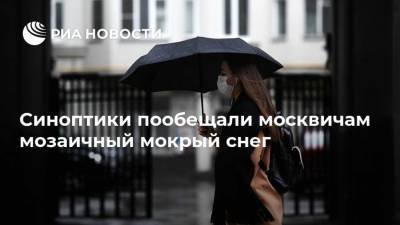 Евгений Тишковец - Синоптики пообещали москвичам мозаичный мокрый снег - ria.ru - Москва