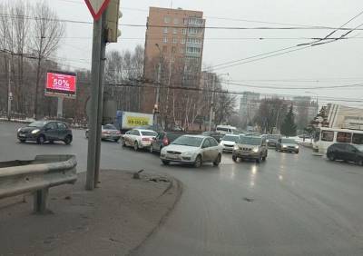 Московское шоссе встало в пробку из-за ДТП - ya62.ru - Рязань