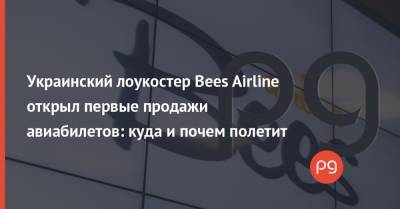 Украинский - Украинский лоукостер Bees Airline открыл первые продажи авиабилетов: куда и почем полетит - thepage.ua - Киев - Армения - Грузия - Тбилиси - Одесса - Ереван
