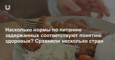 Насколько нормы по питанию задержанных соответствуют понятию здоровых? Сравнили несколько стран - news.tut.by - Дания