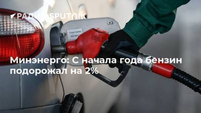 Минэнерго: С начала года бензин подорожал на 2% - smartmoney.one