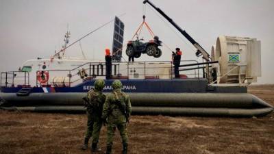Крымские пограничники получили на вооружение новый катер-амфибию - vesti.ru - Крым - Севастополь