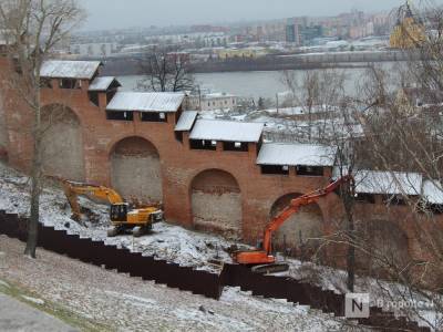 Противооползневые работы проводятся на склонах Нижегородского кремля - vgoroden.ru - Нижний Новгород - Нижний Новгород