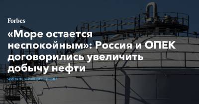 «Море остается неспокойным»: Россия и ОПЕК договорились увеличить добычу нефти - forbes.ru