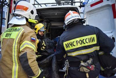 Женщину и двоих детей спасли из горящей квартиры на юго-западе Москвы - vm.ru - Москва - На