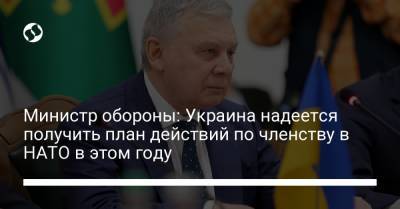 Андрей Таран - Министр обороны: Украина надеется получить план действий по членству в НАТО в этом году - liga.net