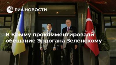 Владимир Зеленский - Тайип Эрдоган - Александр Молохов - В Крыму прокомментировали обещание Эрдогана Зеленскому - ria.ru - Украина - Крым - Симферополь - Турция - Анкара - Стамбул