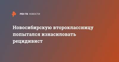 Новосибирскую второклассницу попытался изнасиловать рецидивист - ren.tv - Новосибирск