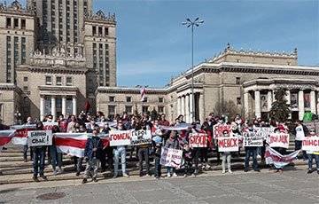 Андрей Санников - Белорусы Варшавы призвали ввести жесткие экономические санкции против режима Лукашенко - charter97.org - Варшава