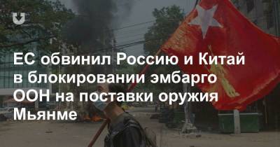 ЕС обвинил Россию и Китай в блокировании эмбарго ООН на поставки оружия Мьянме - news.tut.by - Москва - Пекин - Бирма - Азия
