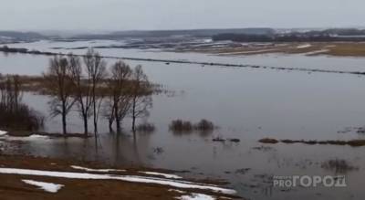 Река Цивиль вышла из берегов и разлилась по округе - pg21.ru - респ. Чувашия - район Мариинско-Посадский