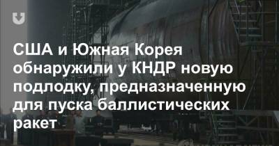 США и Южная Корея обнаружили у КНДР новую подлодку, предназначенную для пуска баллистических ракет - news.tut.by - Южная Корея - КНДР