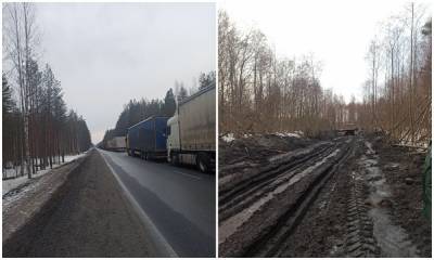 В Карелии водители простояли в пробке 12 часов из-за размытой дороги - gubdaily.ru - Вологда - Медвежьегорск - республика Карелия