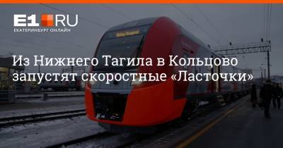 Илья Давыдов - Из Нижнего Тагила в Кольцово запустят скоростные «Ласточки» - e1.ru - Екатеринбург - Невьянск