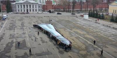 Юрий Гагарин - В День космонавтики тульская молодежь "запустила" ракету - ruposters.ru - Тула - Тульская обл.