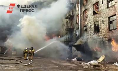 На месте пожара на «Невской мануфактуре» обнаружено тело погибшего - fedpress.ru - Санкт-Петербург
