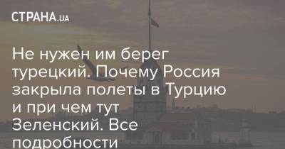 Татьяна Голикова - Вениамин Кондратьев - Не нужен им берег турецкий. Почему Россия закрыла полеты в Турцию и при чем тут Зеленский. Все подробности - strana.ua - Краснодарский край - Турция - Танзания