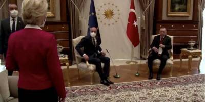 Реджеп Эрдоган - Шарль Мишель - Скандал с креслами на встрече с Эрдоганом: глава Еврокомиссии сделала строгое заявление - enovosty.com - Турция - Анкара - Ляйен