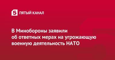 Сергей Шойгу - В Минобороны заявили об ответных мерах на угрожающую военную деятельность НАТО - 5-tv.ru - Североморск
