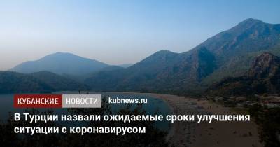 В Турции назвали ожидаемые сроки улучшения ситуации с коронавирусом - kubnews.ru - Россия - Турция