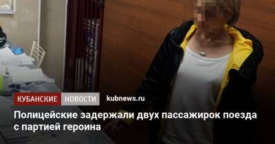 Полицейские задержали двух пассажирок поезда с партией героина - kubnews.ru - Москва - Санкт-Петербург - Краснодарский край - Махачкала