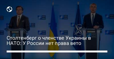 Йенс Столтенберг - Столтенберг о членстве Украины в НАТО: У России нет права вето - liga.net - Крым