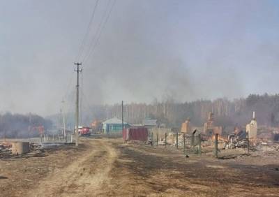 В Шацком районе загорелись 15 садовых домов и хозпостроек - ya62.ru - Рязанская обл. - район Шацкий