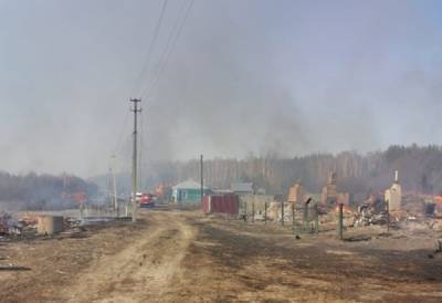 В рязанской деревне сгорели 15 домов и хозпостроек - 7info.ru - Рязанская обл. - район Шацкий