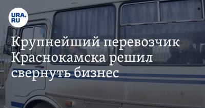 Алексей Семенов - Крупнейший перевозчик Краснокамска решил свернуть бизнес - ura.news - Пермь - Краснокамск
