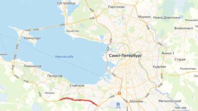 На участке КАД между Ропшинским и Таллинским шоссе ограничат движение транспорта - piter.tv