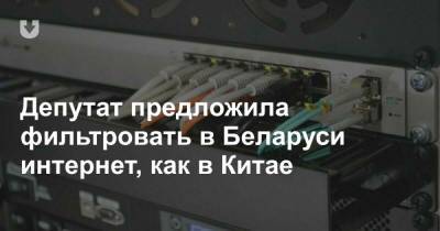 Депутат предложила фильтровать в Беларуси интернет, как в Китае - news.tut.by - Парламент