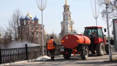 В Рязани продолжается ежедневная уборка городских территорий - 7info.ru - Москва - Рязань