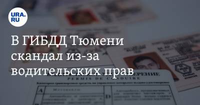 В ГИБДД Тюмени скандал из-за водительских прав. Видео - ura.news - Тюмень